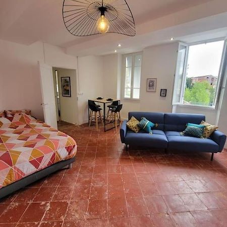 Appartement De Charme Avec Tomettes Et Parquet Graulhet Esterno foto